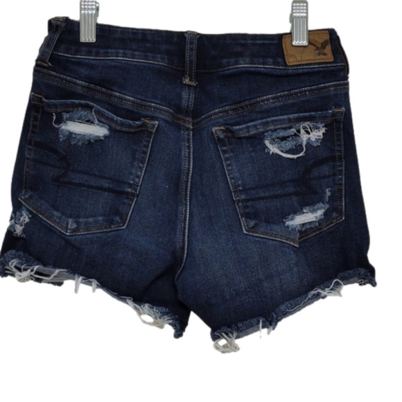 American Eagle High-Rise Shorts 360° Super Stretch, Distressed, Size 2, EUC - Picture 3 of 10